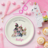 Pure Puppy | Dogs Theme Birthday Party Supply Papieren Bordje (Feest)