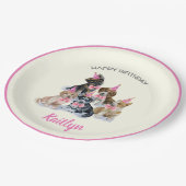 Pure Puppy | Dogs Theme Birthday Party Supply Papieren Bordje (Gekanteld)