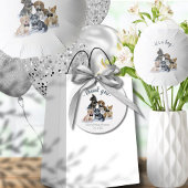 Pure Puppy | Zwart Stropdas Elegant Cute Baby show Bedankjes Labels