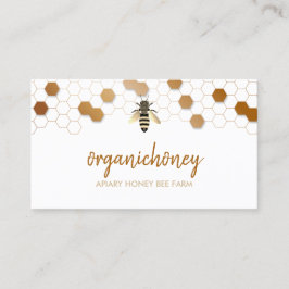 Pure rauwe honingbijen Apiary Honeycomb Visitekaartje