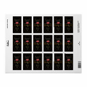 Pure Raw Honey Label Black en Gold met ventilator (Full Sheet)