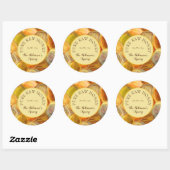Pure Raw Honey Label Classic Ronde Sticker (Vel)