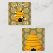 Pure Raw Honey Vierkante Visitekaartje (Voorkant / Achterkant)