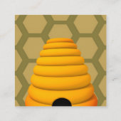 Pure Raw Honey Vierkante Visitekaartje (Achterkant)