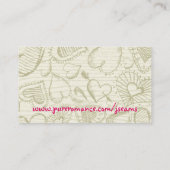 Pure Romance Consultant Visitekaartjes (Achterkant)