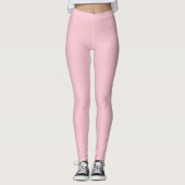 Pure roze effen kleur leggings (Voorkant)