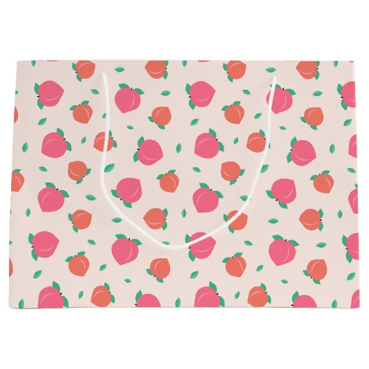 Pure roze kleurenpatroon groot cadeauzakje (Voorkant)