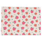 Pure roze kleurenpatroon groot cadeauzakje (Achterkant)