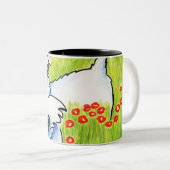 Pure Schnauzer Tweekleurige Koffiemok (Voorkant rechts)