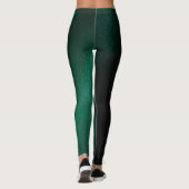 Pure Serenity Green Minimalistische Natuur Legging (Achterkant)