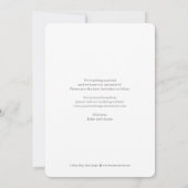 Pure Simplicity BEWERKBARE KLEUR Opslaan van de da Bedankkaart (Achterkant)