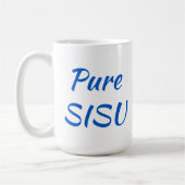 Pure SISU Finse koffie-Mok (15 oz; wit) Koffiemok (Links)