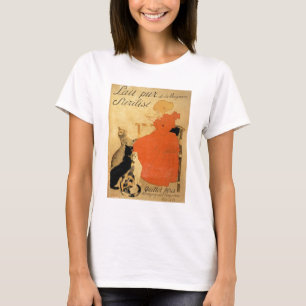 "Pure Sterilized Milk from La Vingeanne", 1894 (co T-shirt