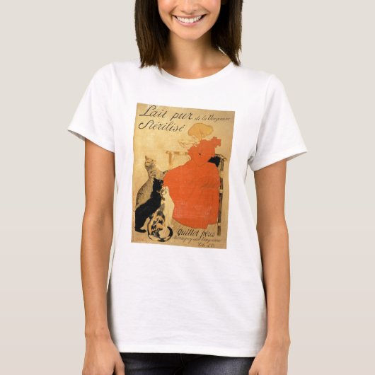 "Pure Sterilized Milk from La Vingeanne", 1894 (co T-shirt (Voorkant)
