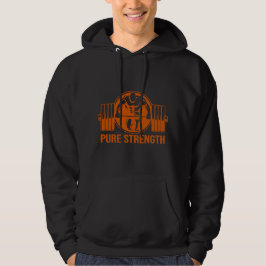 Pure Strength Powerlifting Logo – Gouden Editie Gy Hoodie