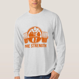 Pure Strength Powerlifting Logo – Gouden Editie Gy T-shirt