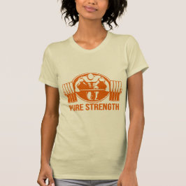 Pure Strength Powerlifting Logo – Gouden Editie Gy T-shirt