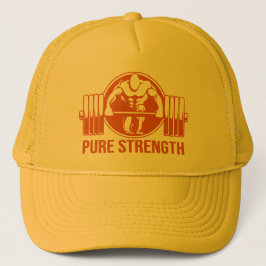 Pure Strength Powerlifting Logo – Gouden Editie Gy Trucker Pet