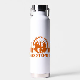 Pure Strength Powerlifting Logo – Gouden Editie Gy Waterfles