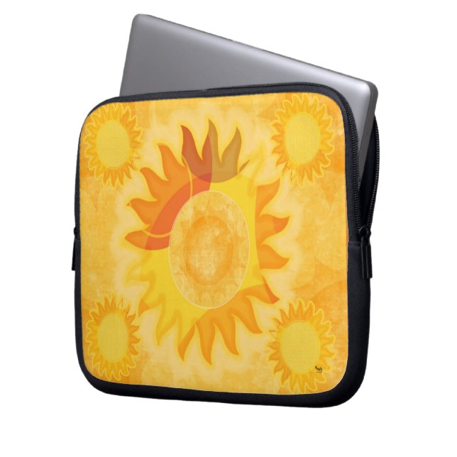 Pure Sunshine Laptop Sleeve (Voorkant Links)