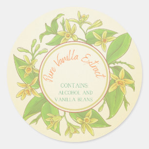Pure Vanilla Extract Labels