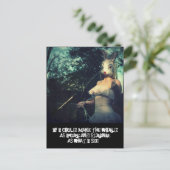 pure vreemde wereld briefkaart (Staand voorkant)