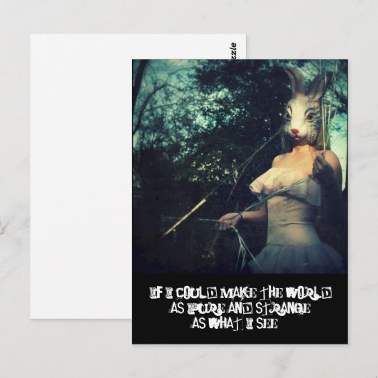 pure vreemde wereld briefkaart (Voorkant / Achterkant)