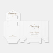 Pure white cross Christening Bedankt Bedankdoosjes (Uitgevouwen)