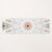 Pure White Mandala Yogamat (Voorkant (horizontaal))