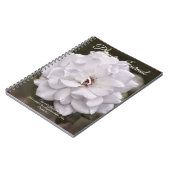 Pure White Rose Prayer Journal Notitieboek (Linkerzijde)