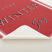 Pure Winter Joy Sherpa Blanket Deken (3/4)