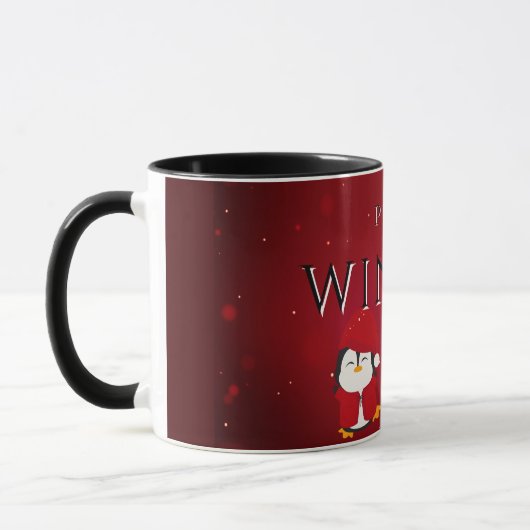 Pure Wintervreugde met Pinguïn Mok (Links)