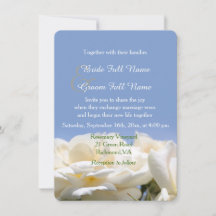 pure witte roos bloemen bruid en bruidegom trouwen