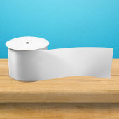 Pure witte vaste kleuren satijnen lint