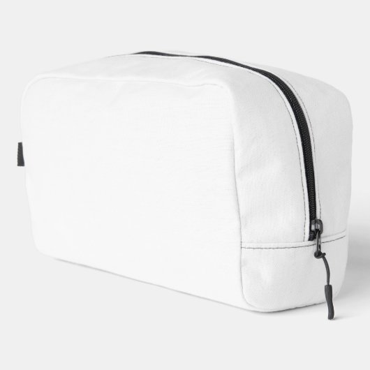 Pure witte vaste kleuren toilettasje (Rechterhoek)