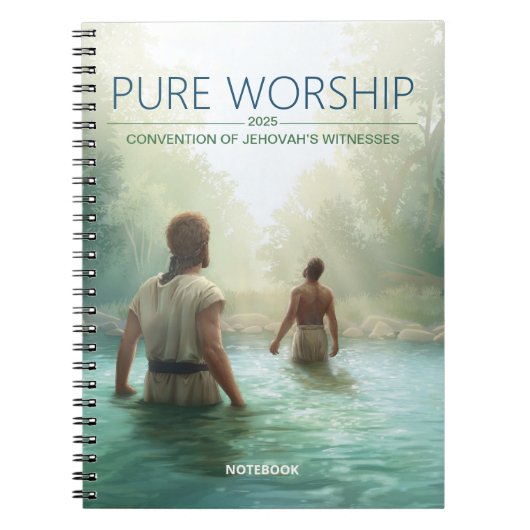 Pure Worship 2025 Convention JW Custom Notitieboek (Voorkant)