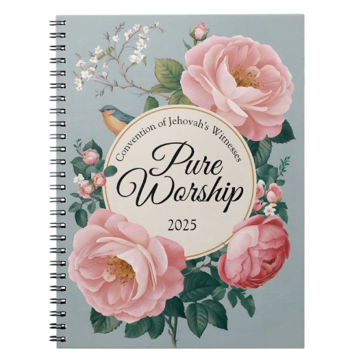 Pure Worship 2025 Convention JW Gifts Spiral Notitieboek (Voorkant)