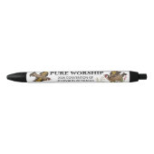Pure Worship 2025 Convention JW Gifts Zwarte Inkt Pen (Voorkant)