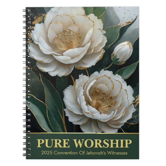 Pure Worship 2025 Convention JW Spiral Notebook Notitieboek (Voorkant)
