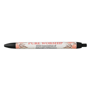 Pure Worship 2025 JW Convention Gift Zwarte Inkt Pen