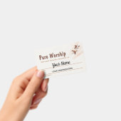 Pure Worship 2025 Special Convention | JW-naam Badge (Handheld)