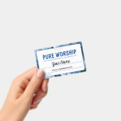 Pure Worship 2025 Special Convention | JW-naam Badge (Handheld)