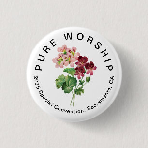 Pure Worship 2025 Special Convention   JW Ronde Button 3,2 Cm