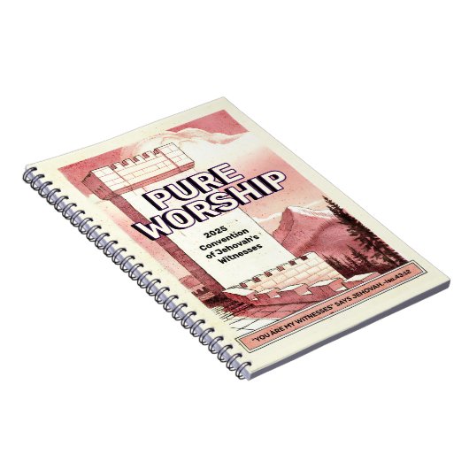 Pure Worship Convention 2025 JW Custom Gift Spiral Notitieboek (Rechterzijde)