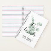 Pure Worship Convention Notitieboek met Eucalyptus (Binnen)