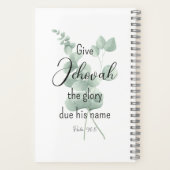 Pure Worship Convention Notitieboek met Eucalyptus (Achterkant)