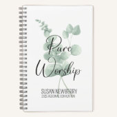 Pure Worship Convention Notitieboek met Eucalyptus (Voorkant)