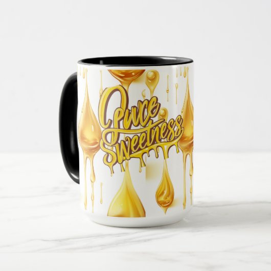 Pure zoetheid Drop of Honey Mok: Honey Cascade Mok (Voorkant links)