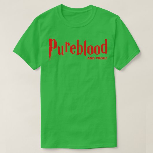 Purebloed en Proud T-shirt (Design voorkant)