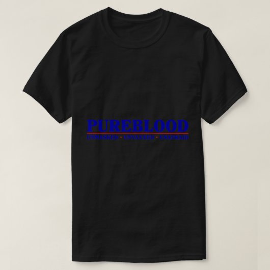 Purebloed Ongemetaboliseerd Onbang T-shirt (Design voorkant)